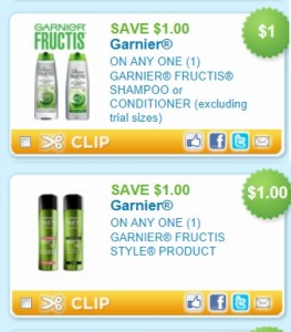 garnier 2 coupons