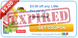 $5.00 off any Little People toy