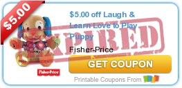 $5.00 off Laugh & Learn Love to Play Puppy