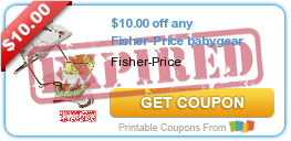 $10.00 off any Fisher-Price babygear