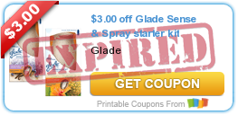 $3.00 off Glade Sense & Spray starter kit