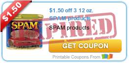 $1.50 off 3 12 oz. SPAM products