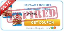 $0.75 off 1 HORMEL Refrigerated Entree