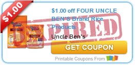 $1.00 off FOUR UNCLE BEN'S Brand Rice Products