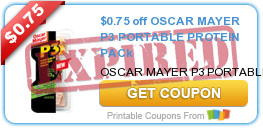 $0.75 off OSCAR MAYER P3 PORTABLE PROTEIN PACk