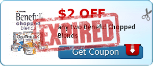 $2.00 off any two Beneful Chopped Blends