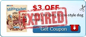$3.00 off Milo's Kitchen home-style dog treats