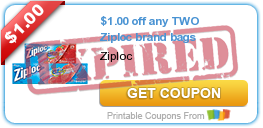 $1.00 off any TWO Ziploc brand bags