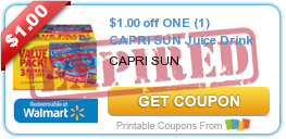 $1.00 off ONE (1) CAPRI SUN Juice Drink