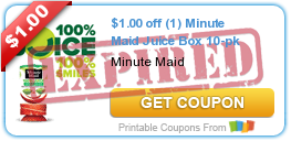 $1.00 off (1) Minute Maid Juice Box 10-pk