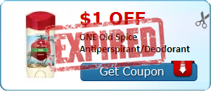 $1.00 off ONE Old Spice Antiperspirant/Deodorant