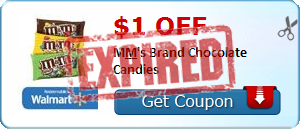$1.00 off M&M's Brand Chocolate Candies